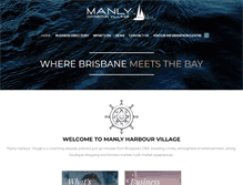 Tablet Screenshot of manlyharbourvillage.com